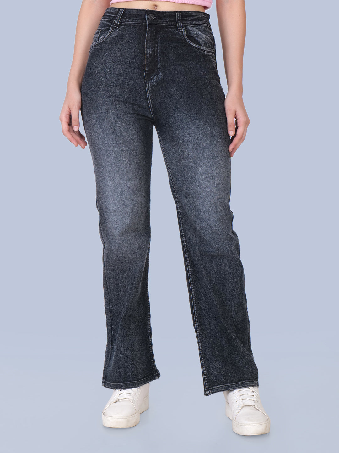 Women's Boyfriend Fit High Waist Stretchable Denim Jeans