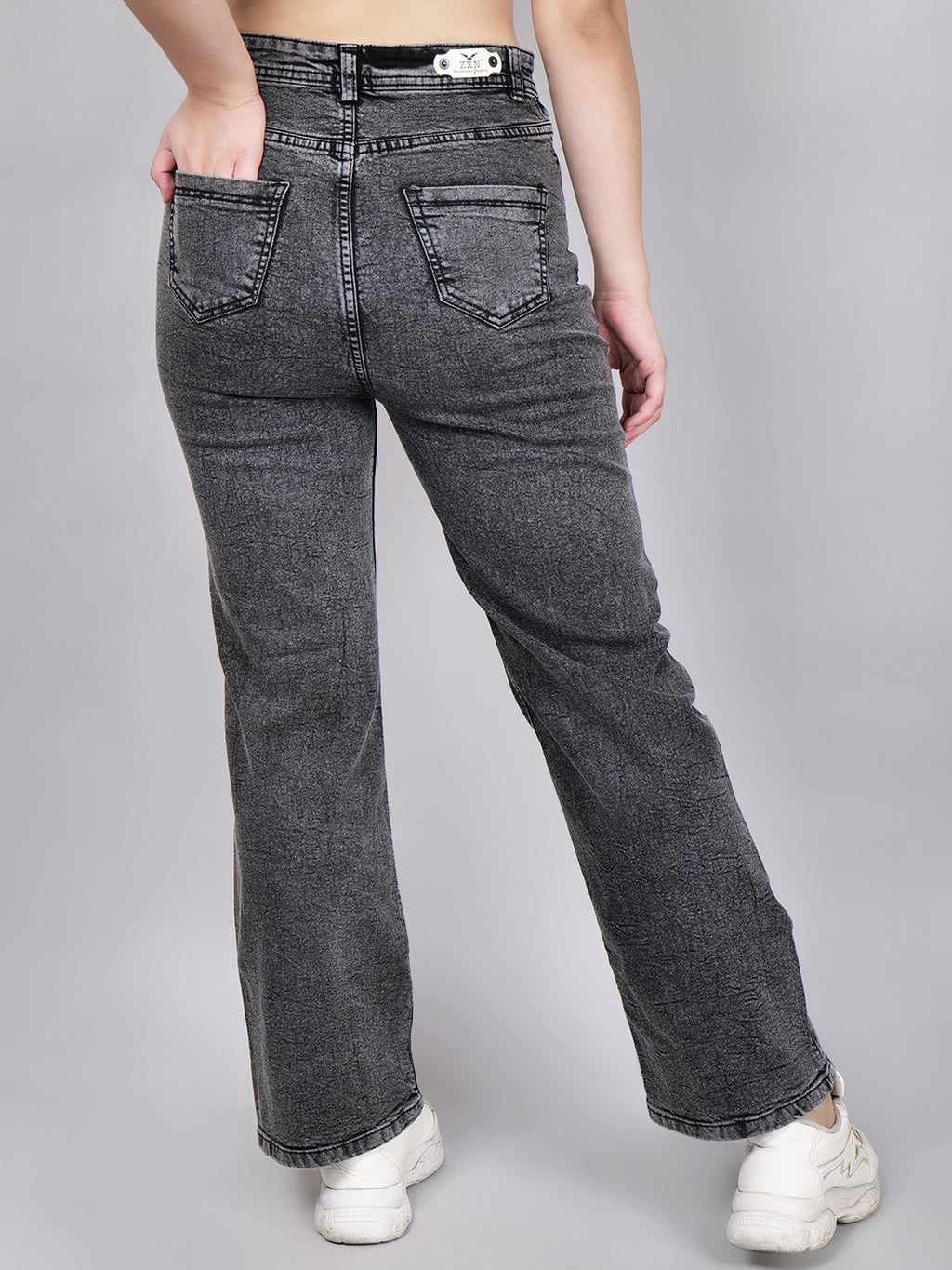 Women's Boyfriend Fit High Waist Stretchable Denim Jeans