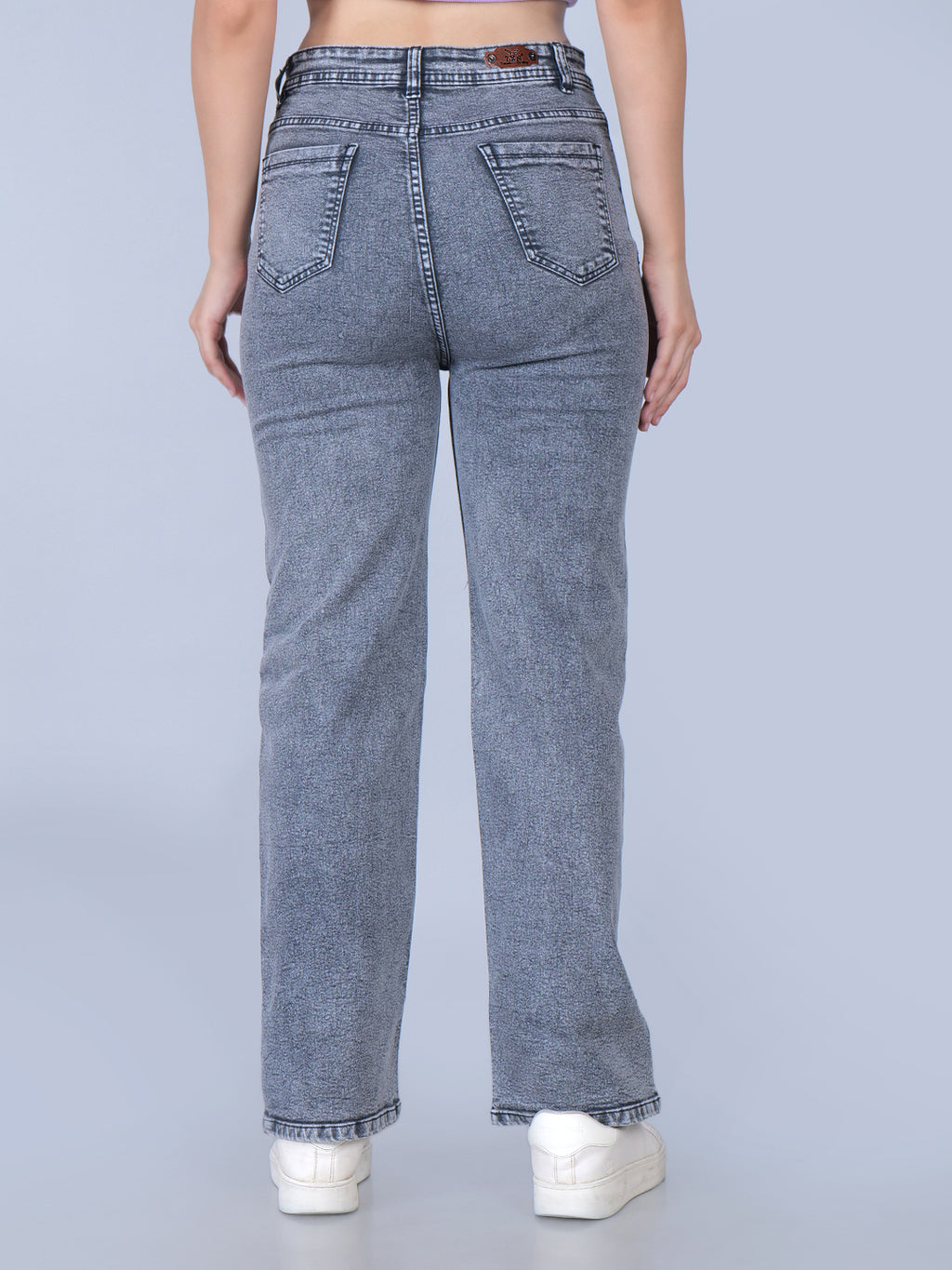 Women's Boyfriend Fit High Waist Stretchable Denim Jeans