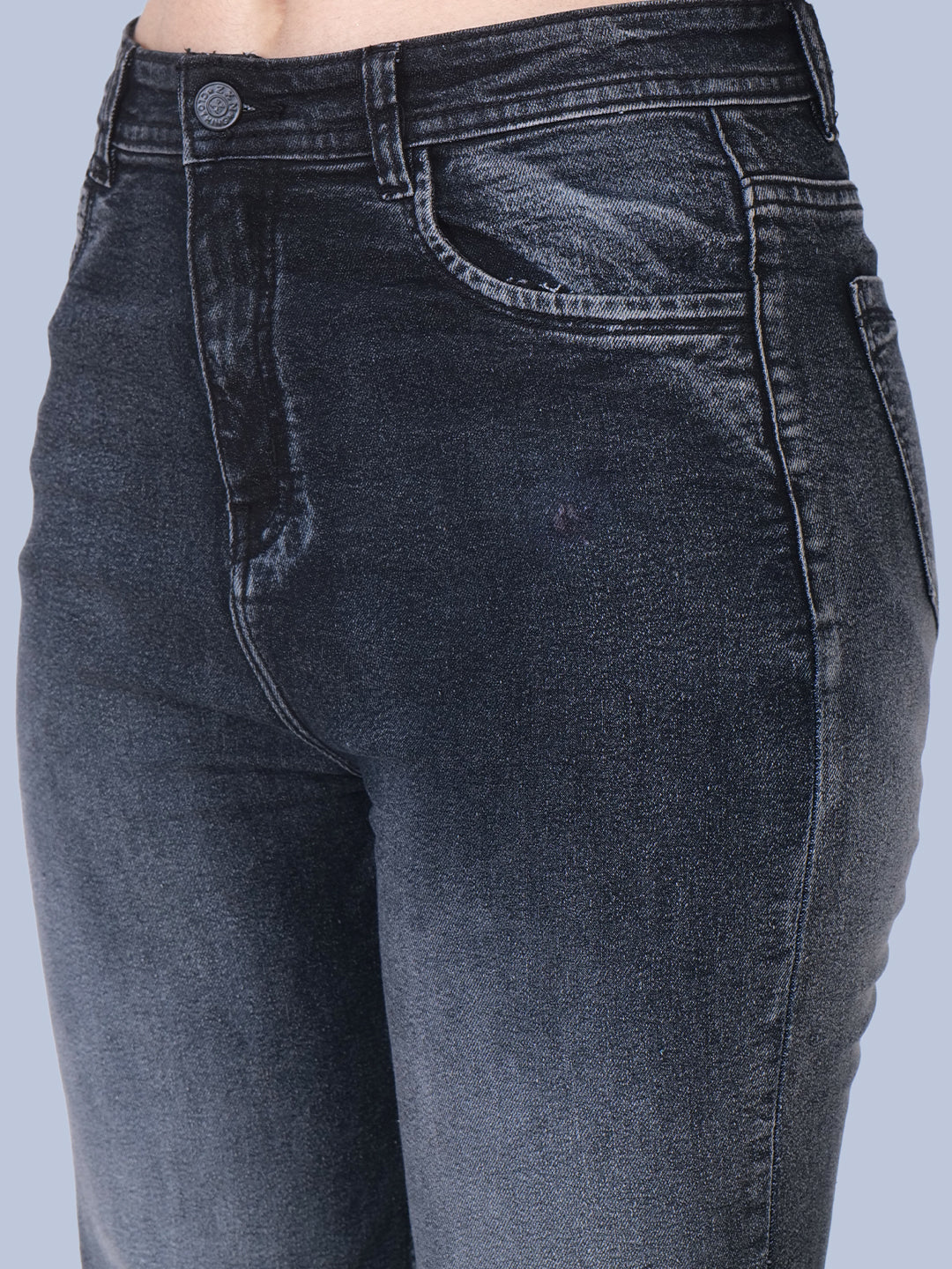 Women's Boyfriend Fit High Waist Stretchable Denim Jeans