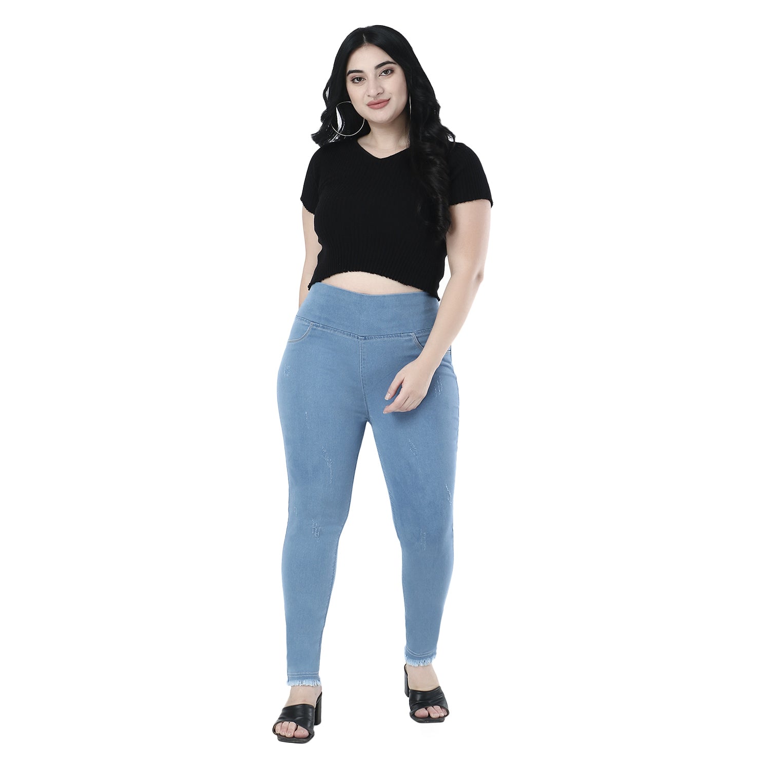 Women's Skinny-Fit Stretchable Denim Jeggings