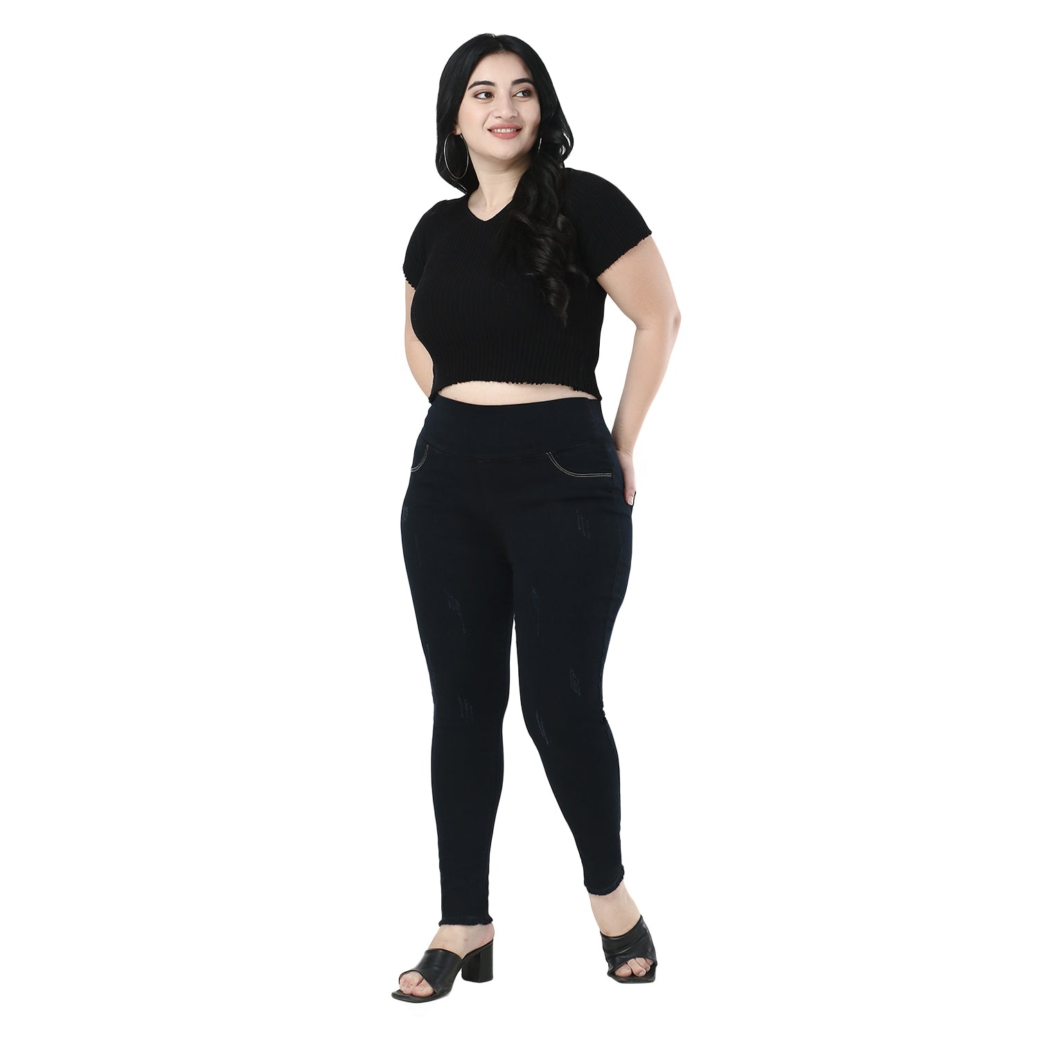 Women's Skinny-Fit Stretchable Denim Jeggings