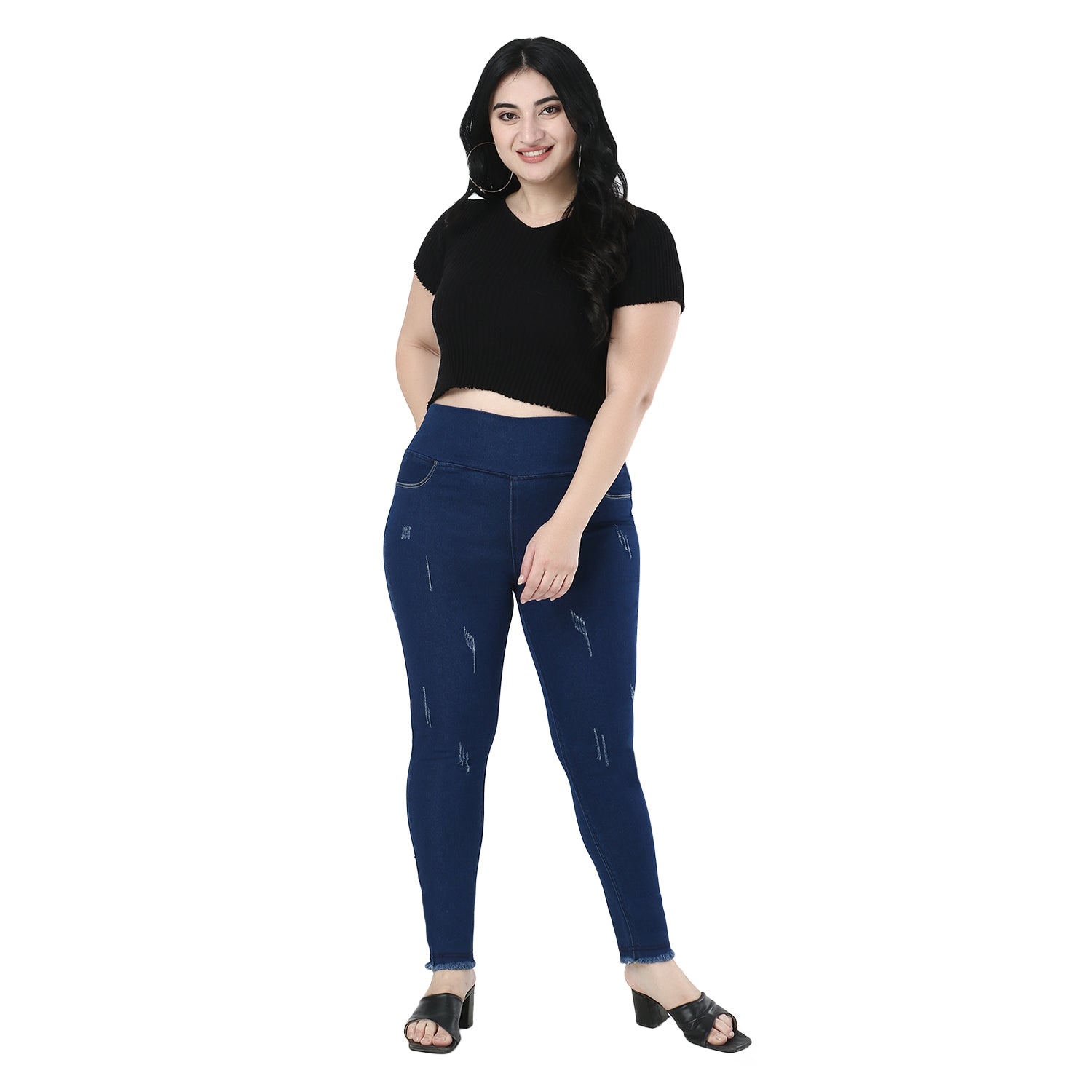 Women's Skinny-Fit Stretchable Denim Jeggings