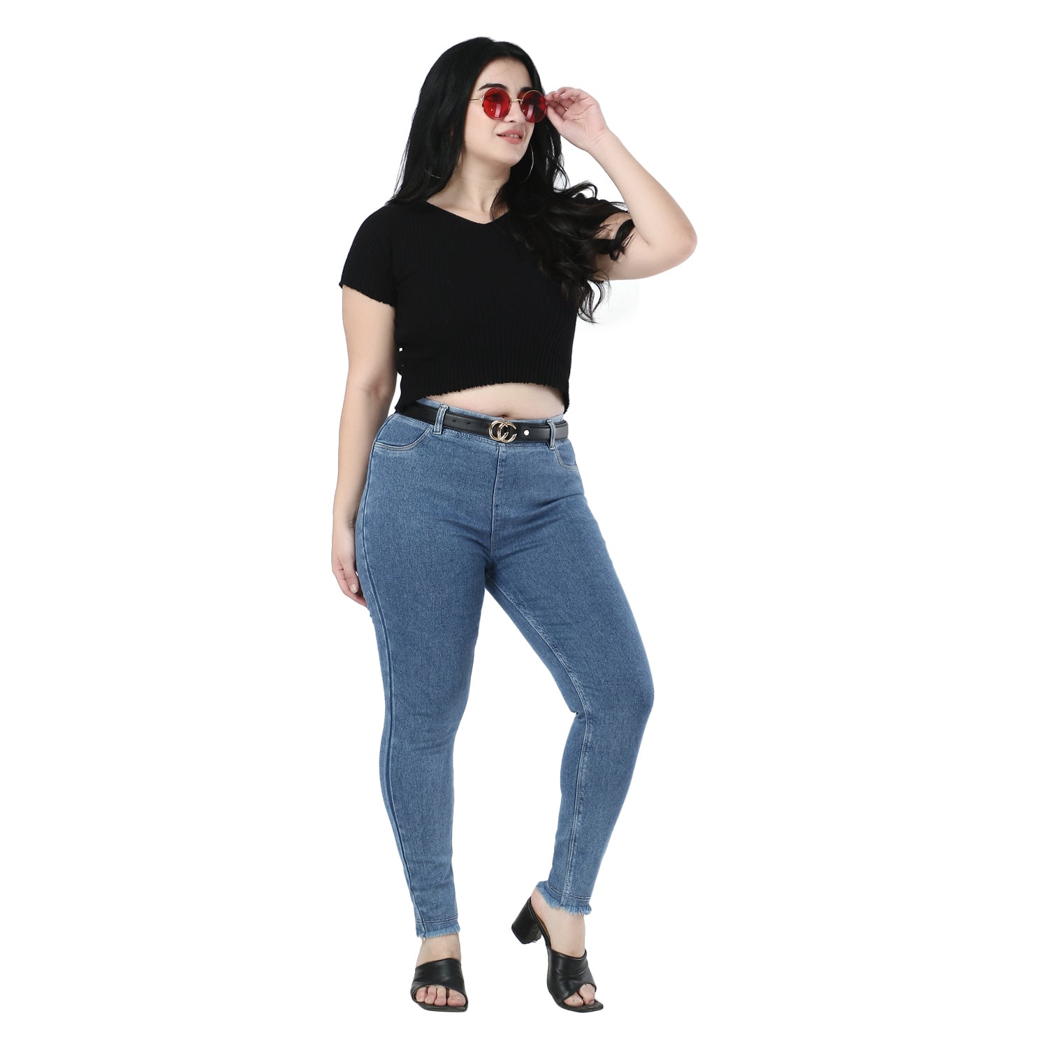 Women's Skinny-Fit Stretchable Denim Jeggings
