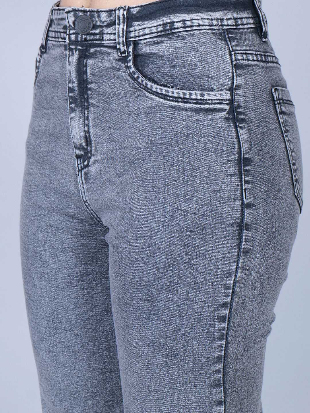 Women's Boyfriend Fit High Waist Stretchable Denim Jeans