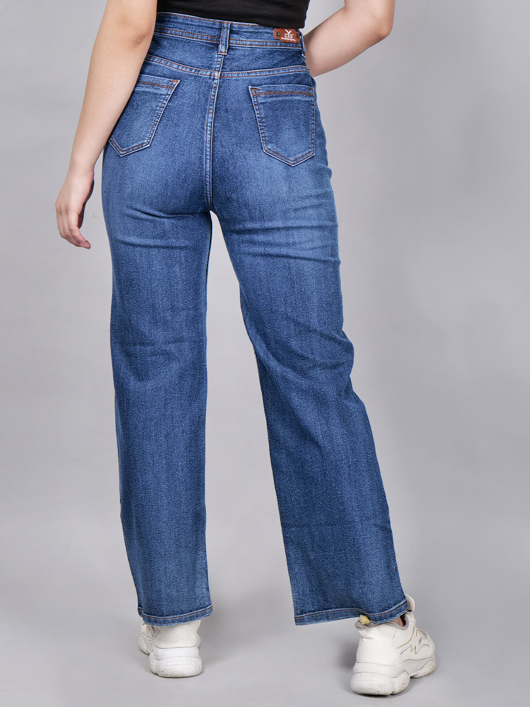 Women's Boyfriend Fit High Waist Stretchable Denim Jeans