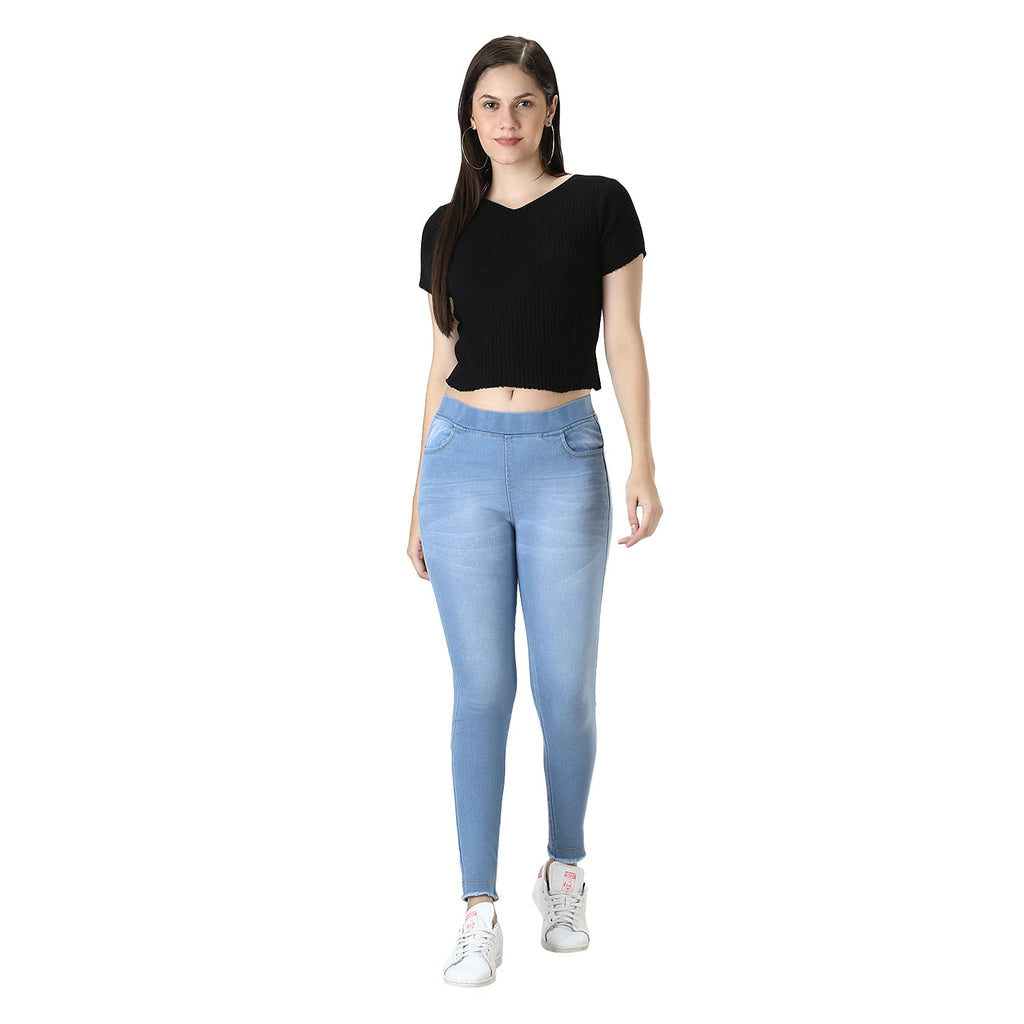 Women's Skinny-Fit Stretchable Denim Jeggings