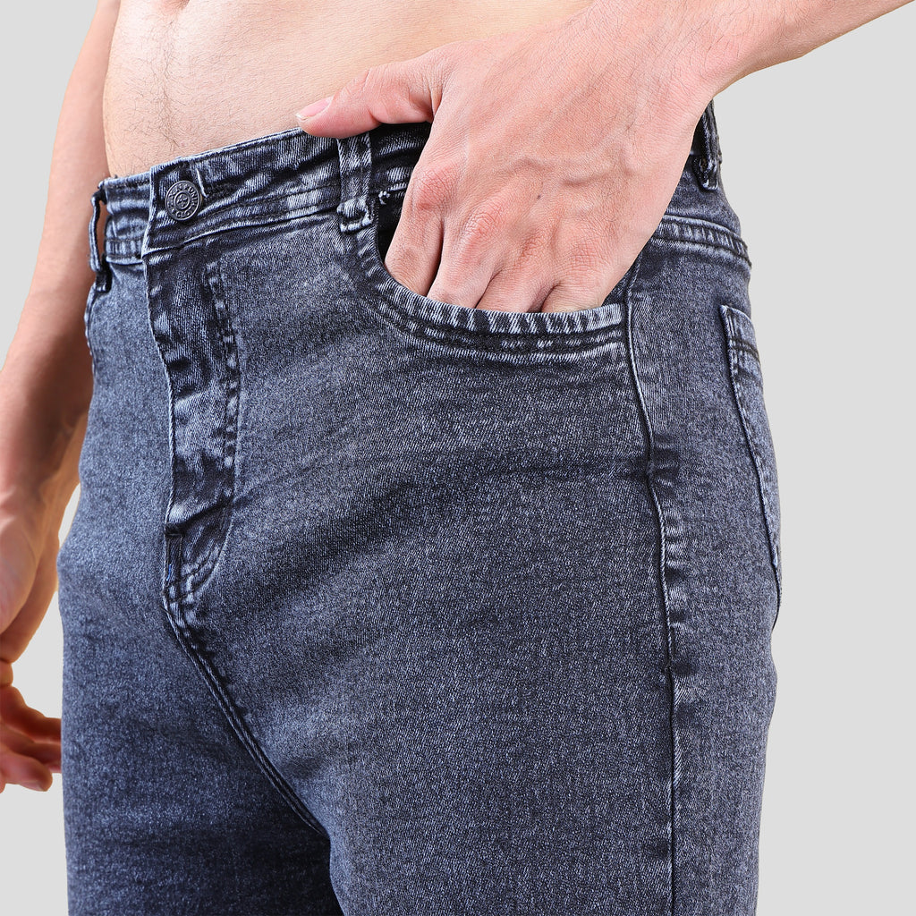 Men’s Straight Fit Wide Leg Jeans