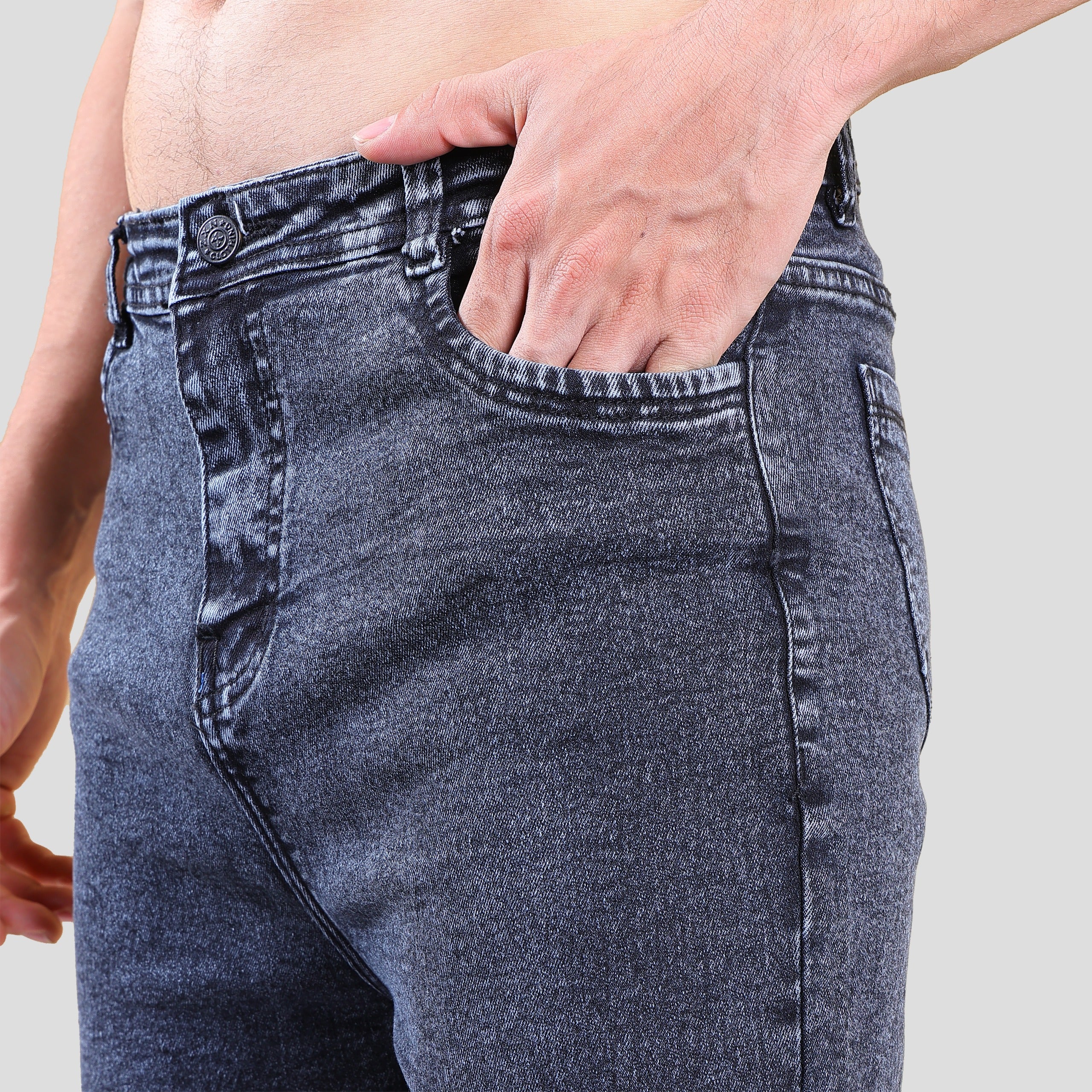 Men’s Straight Fit Wide Leg Jeans