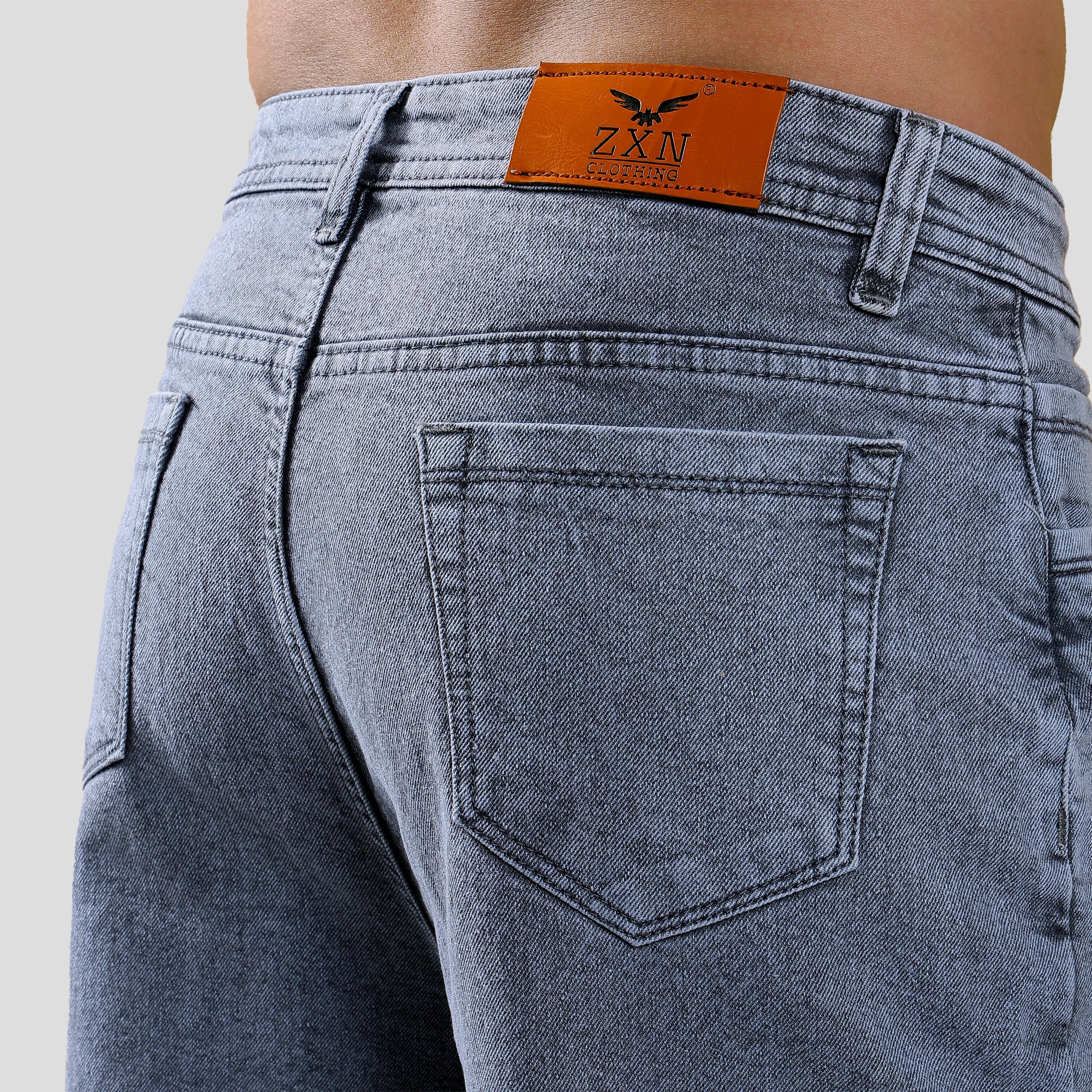 Men's Straight Fit Wide Leg Jeans – ZXN Clothing