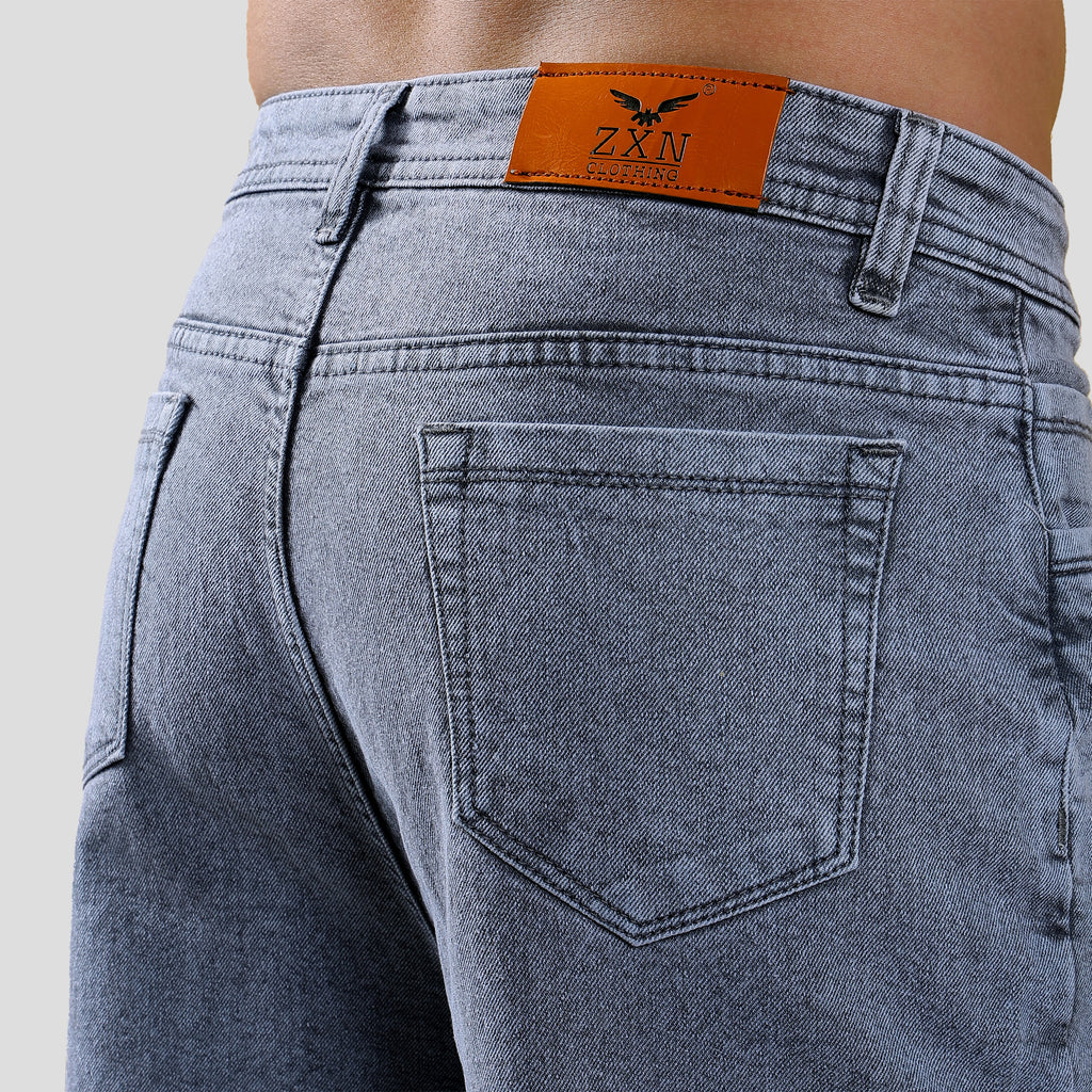 Men’s Straight Fit Wide Leg Jeans